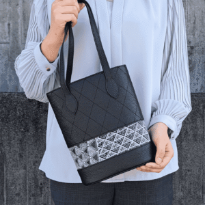 bucket shaped handbag