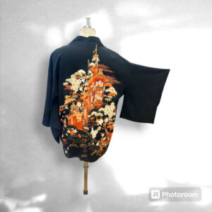 haori jacket with edo tsuma pattern