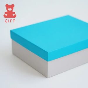 “story series – rabbit (blue)” gift 3 piece set – rice bowl / plate / mug | includes wrapping