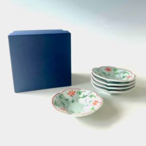 kifuku petal shaped small plate set