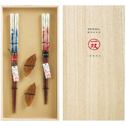 yoimachizuki & hana zakura chopstick rests (2 pcs) + iwai nami & hiiragi chopstick rests (2 pcs) set