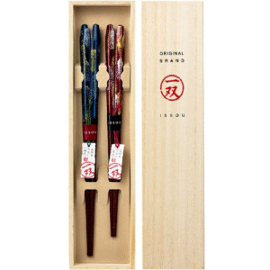 couple’s chopsticks 3 design set (ume kazari, oh hanabi, chidori)