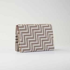 chevron business card holder