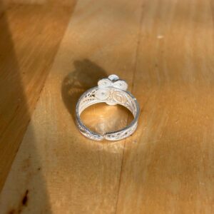 ring with japanese baby pearls