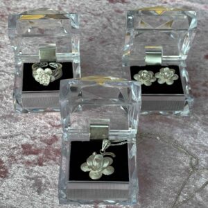 three piece set with japanese baby pearls