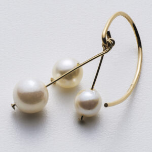 elegant akoya and freshwater pearl hook earrings