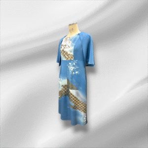 pure silk cape dress