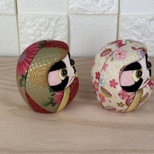 kimekomi daruma (traditional japanese carved daruma doll) d 1113