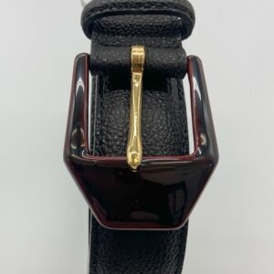 sennen belt 30 burgundy (tome nuri lacquer) (a thousand years 35 black (black lacquer))