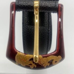 sennen belt with dragon makie buckle (a thousand years belt with dragon makie buckle)