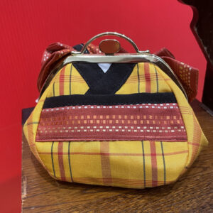 Kimono Fabric Gamaguchi Purse – Town Maiden